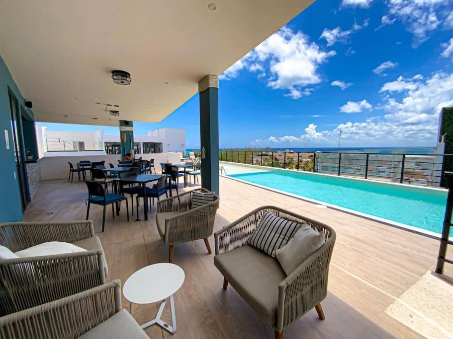 Apartmán Beautiful + Luxury + Ocean View + Pool Playa del Carmen Exteriér fotografie