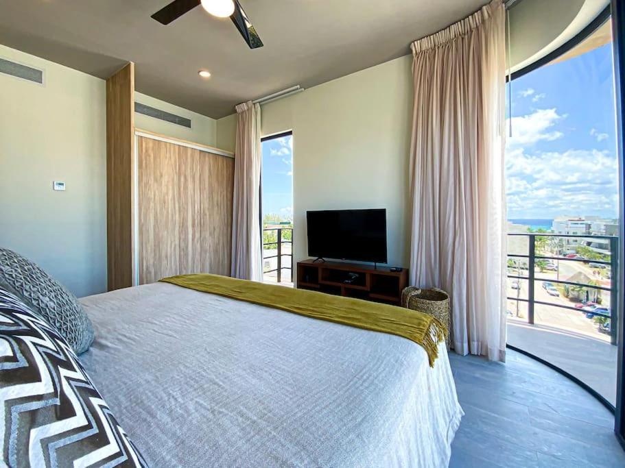 Apartmán Beautiful + Luxury + Ocean View + Pool Playa del Carmen Exteriér fotografie